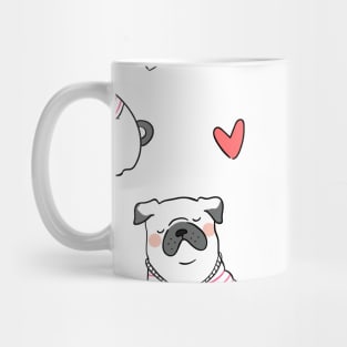 Valentines Pug Mug